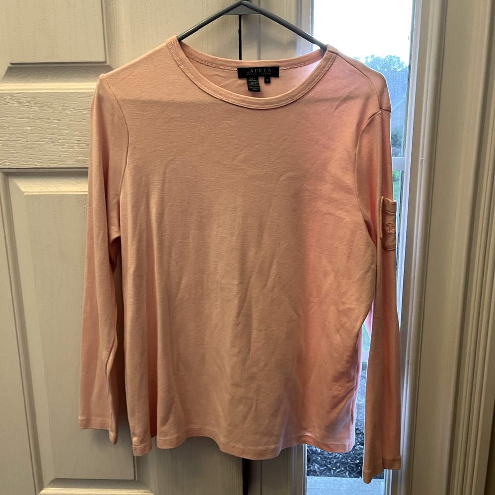 Ralph Lauren pink top 1x